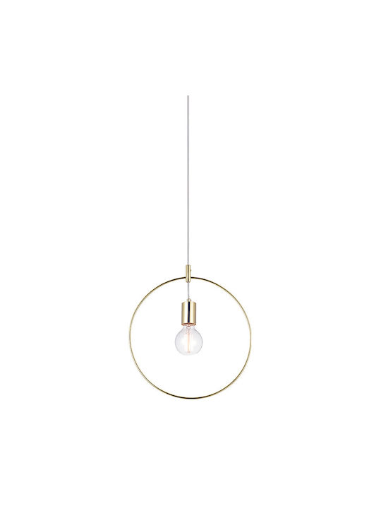 Aca Twiggy Brassy Pendant Ceiling Light with E27 Socket 35cm