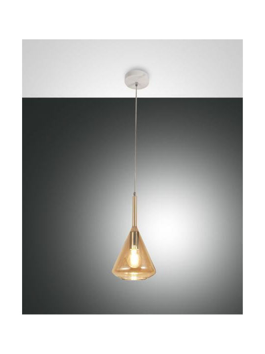 La Mia Luce Tris Pendant Light Single-Light for Socket E27 Honey