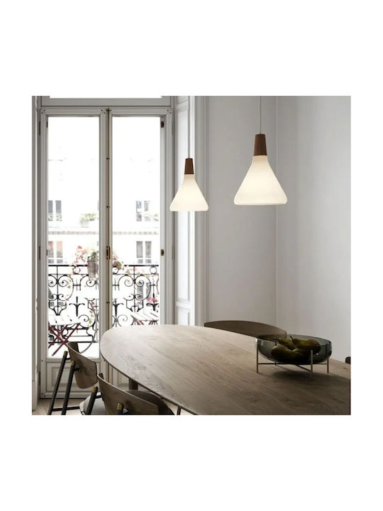 Nordlux Nori Pendant Light Single-Light Bell for Socket E27 White