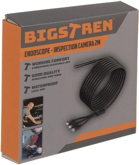 Bigstren Endoscope Camera 1920x1080 pixels for Mobile with 2m Cable