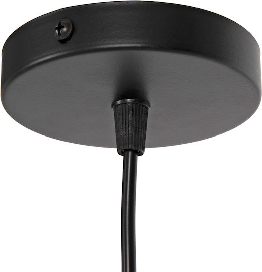 HomeMarkt Κρεμαστό Φωτιστικό Μαύρο με Ντουί E27 32x37x128εκ.