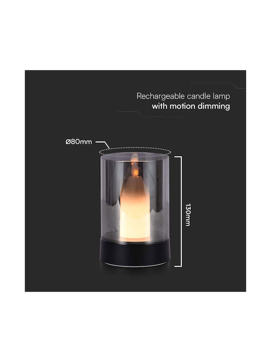 V-TAC Decorative Lamp Wax Polish Black