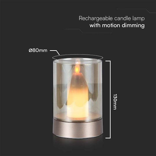 V-TAC Decorative Lamp Wax Polish Gold