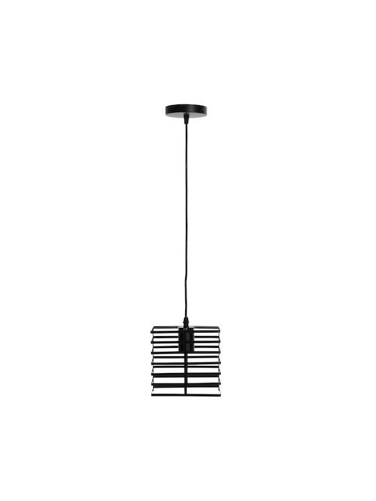 HomeMarkt Black Ceiling Light with E27 Socket 16x16cm
