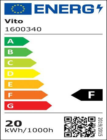 Vito LED Bulb 20W Fluorescent Type 120εκ. for Socket G13 and Shape T8 Natural White 1850lm