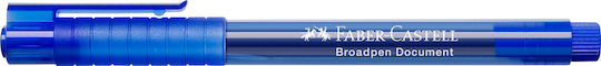 Faber-Castell Broadpen Document Μαρκαδόρος Σχεδίου Μπλε 0.8mm