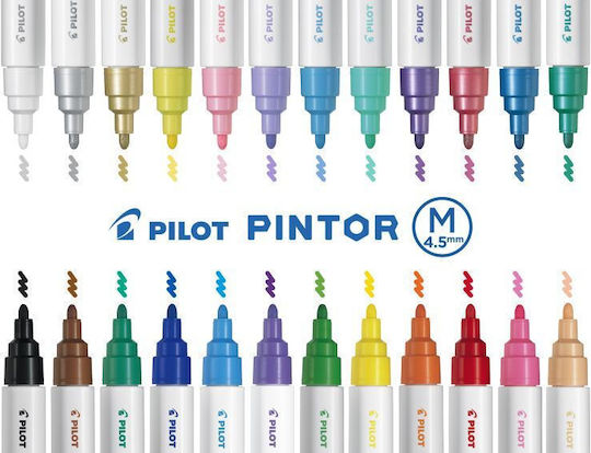 Pilot Pintor Medium Zeichenmarker 1.4mm Metallic Blue
