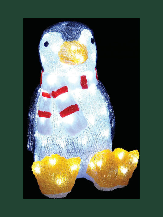 Lianos Illuminated Christmas Plastic Figure Penguin