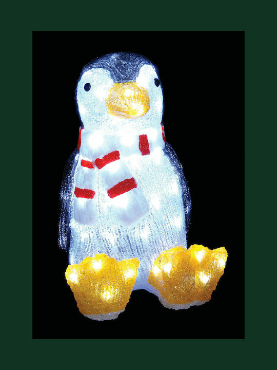 Lianos Illuminated Christmas Plastic Figure Penguin