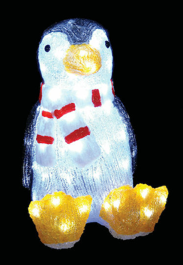 Lianos Illuminated Christmas Plastic Figure Penguin