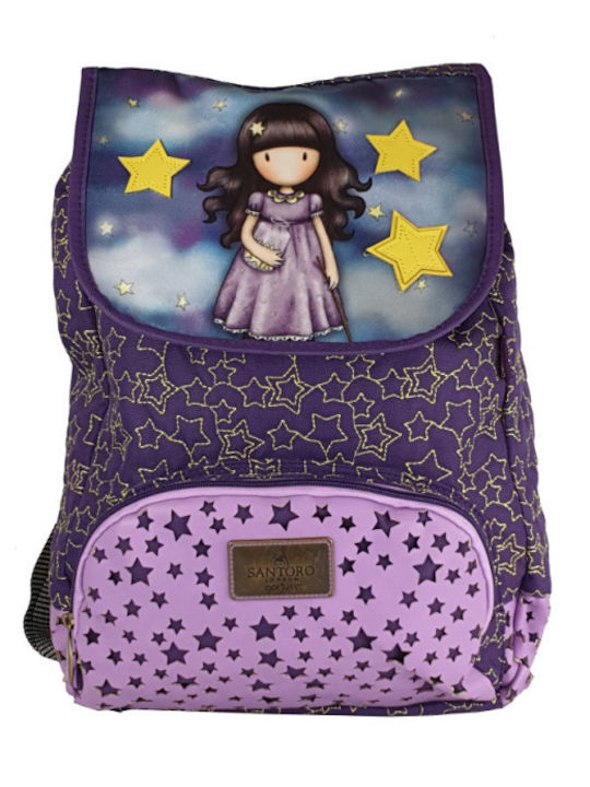 Santoro Catch a Falling Star School Bag Backpack Elementary, Elementary in Purple color