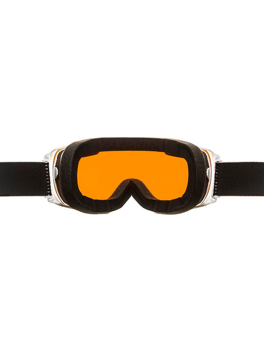 Alpina Granby Q-lite Ski- & Snowboardbrille Erwachsene Bunt mit Linse Spiegel in Rot Farbe