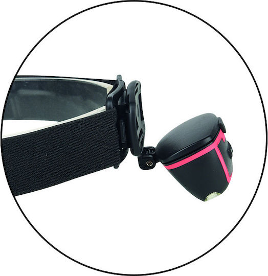 Eurolamp Headlamp LED IP44 with Maximum Brightness 300lm Black