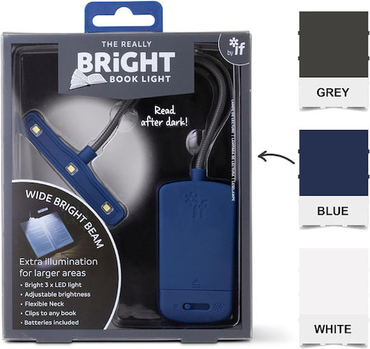 IF Φωτάκι Βιβλίου LED με Κλιπ Navy Μπλε