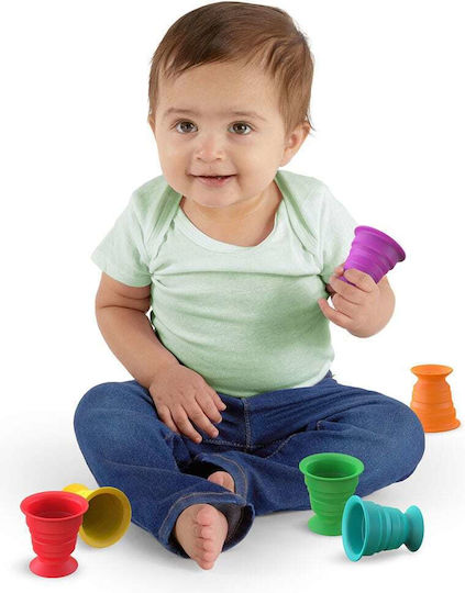 Baby Einstein Παιχνίδι Στοίβαξης Stack & Squish Cups για 3+ Μηνών