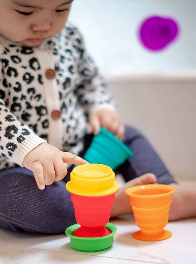 Baby Einstein Παιχνίδι Στοίβαξης Stack & Squish Cups για 3+ Μηνών