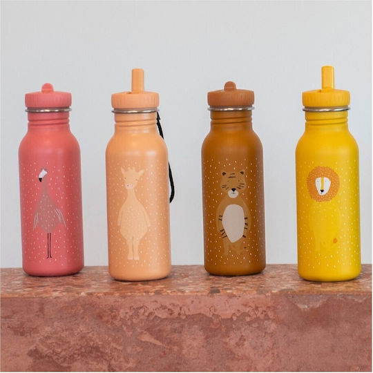 Trixie Mr.Dog Детска Бутилка За Вода Неръждаема Стомана Бежова 500ml