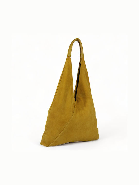 Passaggio Leather Leather Women's Bag Shoulder Yellow