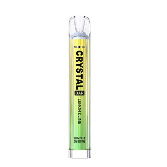 SKE Crystal Țigară Electronică de Unică Folosință 600 Inhalări Lemon Lime 2ml 20mg Galben