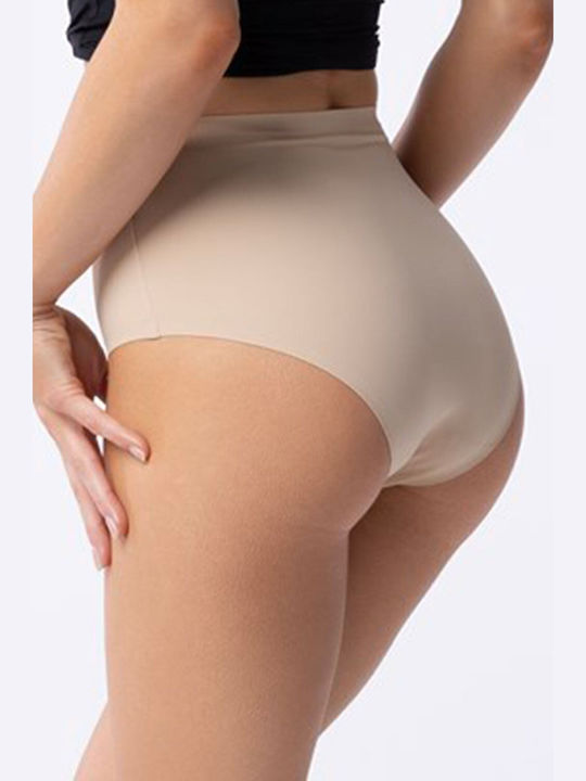 Julimex High-waisted Women's Slip Beige