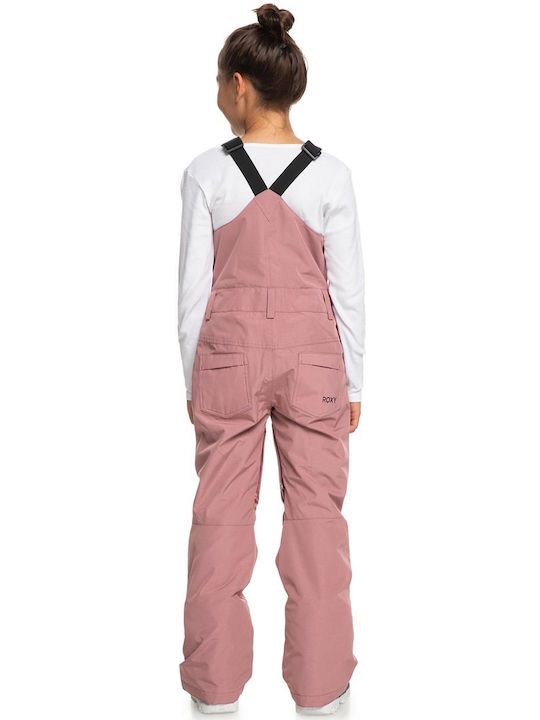 Roxy ERGTP03043 MKP0 Kids Dungarees for Ski & Snowboard Pink