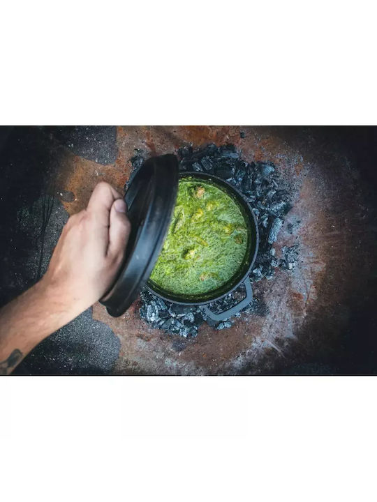 The Windmill Dutch Oven Round Cast Iron 23.5x21cm 1pcs