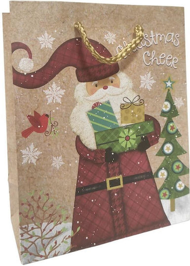 Due esse Christmas Bag for Gift Multicolored 14x7x18cm.