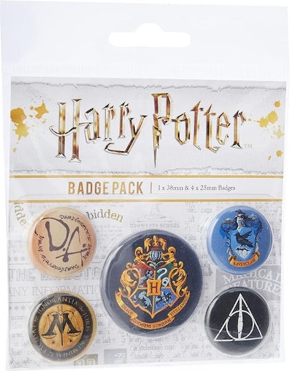 Pyramid International Harry Potter: Hogwarts Σετ Κονκάρδες 5τμχ