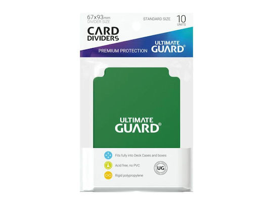 Ultimate Guard Card Dividers Card Divider Standard Size Green