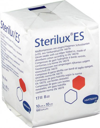 Hartmann Sterilux ES Non-Sterile Gauzes 17 Threads 8ply 10x10cm 418804 100pcs