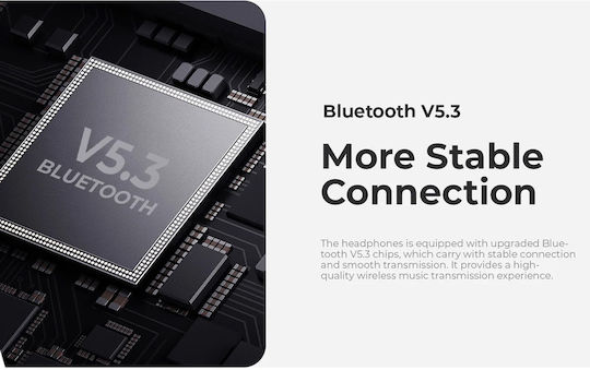 Havit H655BT Ασύρματα / Ενσύρματα On Ear Ακουστικά με 76 ώρες Λειτουργίας Μαύρα