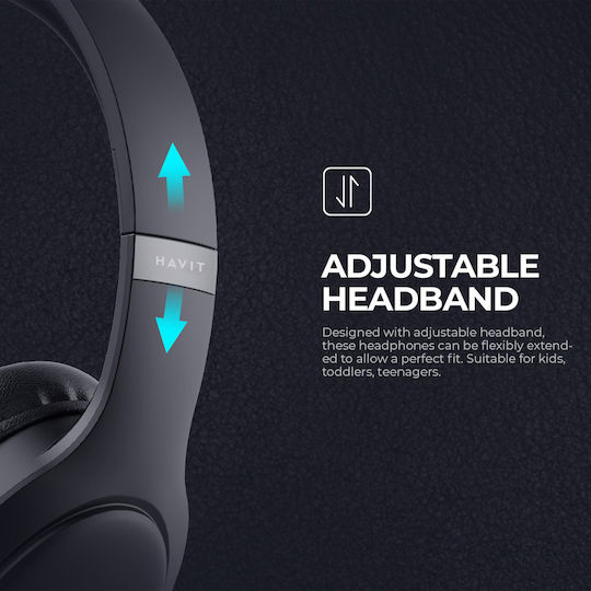 Havit H633BT Wireless / Wired Over Ear Headphones with 22 hours of Operation Beige