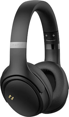 Havit H630BT PRO Ασύρματα/Ενσύρματα Over Ear Ακουστικά με 50 ώρες Λειτουργίας Μαύρα