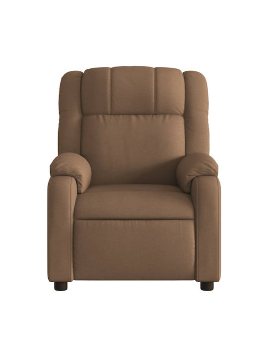 Fotoliu Relax Masaj cu Puf Maro 74x86.5x93.5cm