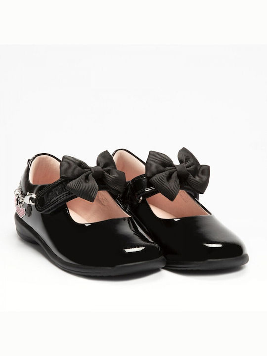 Lelli Kelly Kids Patent Leather Ballerinas Black