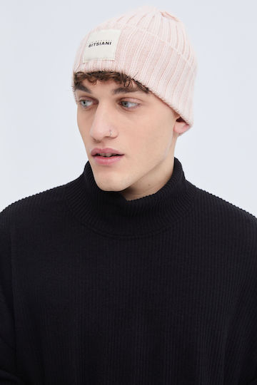 Beanie Unisex Beanie Knitted in Pink color