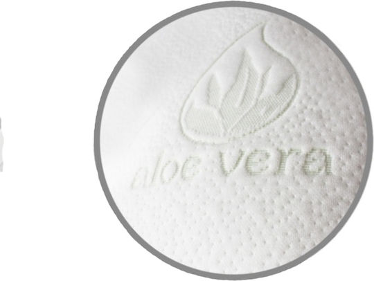 BS Collection Mattress Topper Aloe Vera Super Double Polyester Infused with Aloe & Elastic Straps 160x200cm