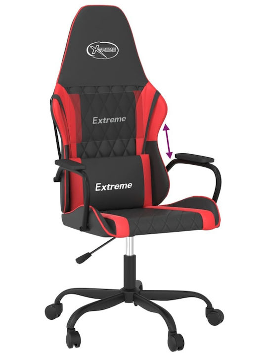 vidaXL 3143776 Καρέκλα Gaming Δερματίνης Μαύρη