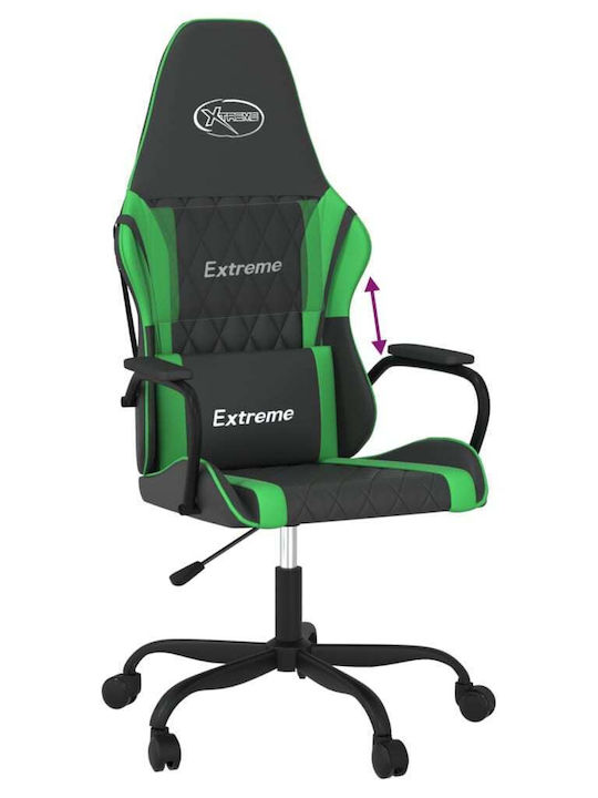 vidaXL 3143778 Καρέκλα Gaming Δερματίνης Μαύρη