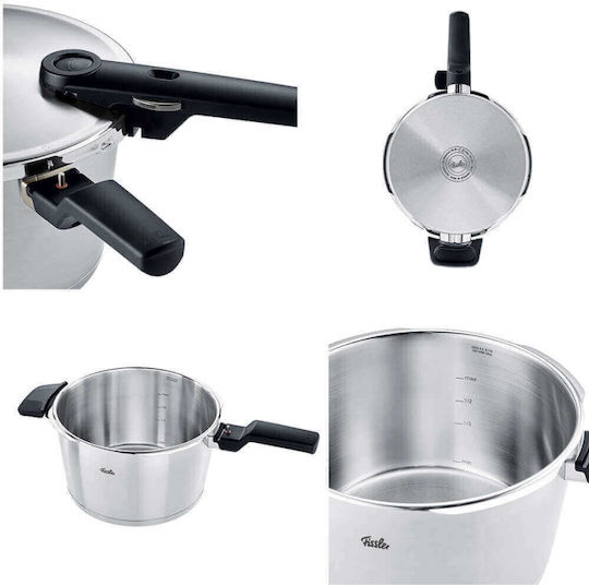 Fissler Vitaquick Premium Set Quattro Тенджери Под Налягане 8 л + 4 л