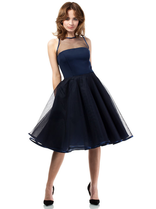 MOE Mini Evening Dress with Tulle Black