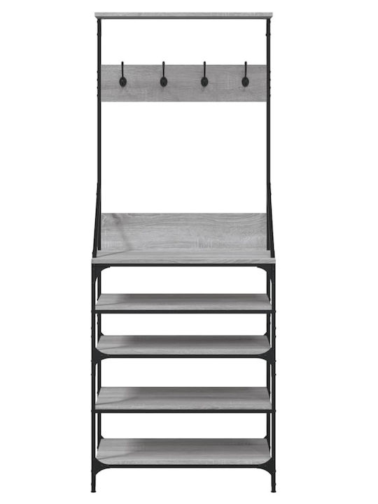vidaXL Kleiderständer Gray 70x34x184cm