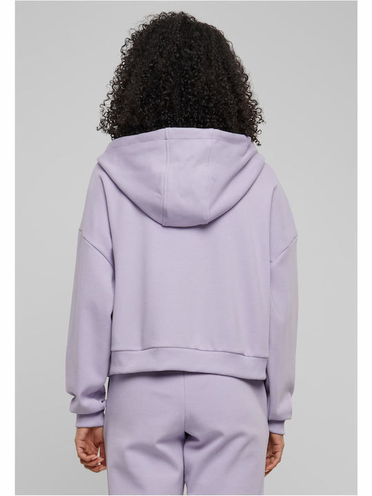 Jachetă hanorac pentru femei Cu glugă Dusty Lilac