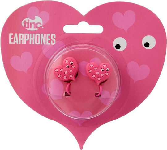 Tinc Ακουστικά Ψείρες In Ear Mallo Heart Ροζ