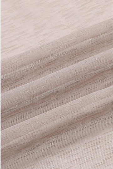 Viokarpet Пердета И Завеси С Копчета Seraina Бежова 140x285см
