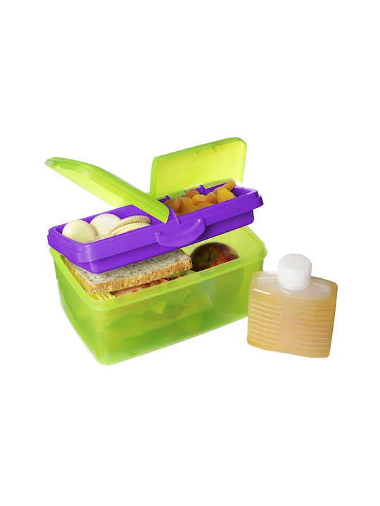 Sistema Plastic Lunch Box Quaddie SIS Green 2000ml