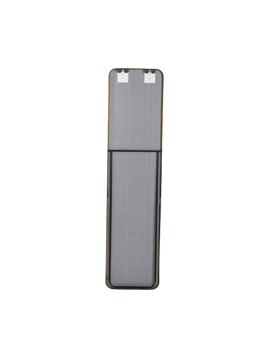 HomeMarkt Boely Boden- oder Standspiegel mit Gold Aluminium Rahmen 160x39cm