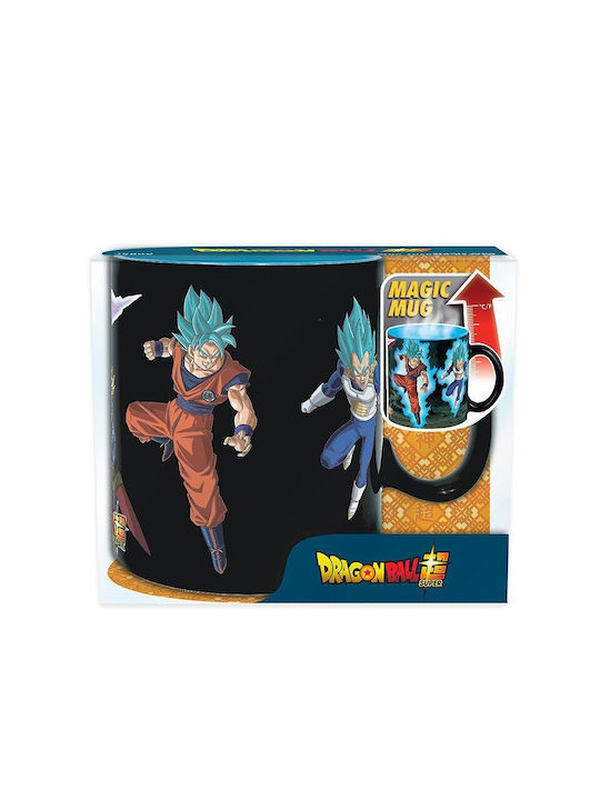 Abysse Dragon Ball Super - Saiyans vs Goku Wärmewechsel Tasse Keramik Schwarz 460ml 1Stück