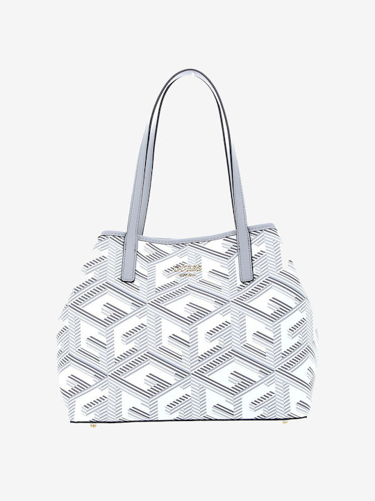Guess Vikky Women's Bag Tote Hand White