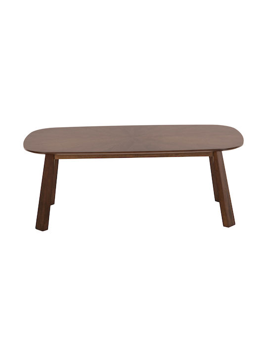 Rechteckig Couchtisch Holz Walnut L120xB60xH45cm